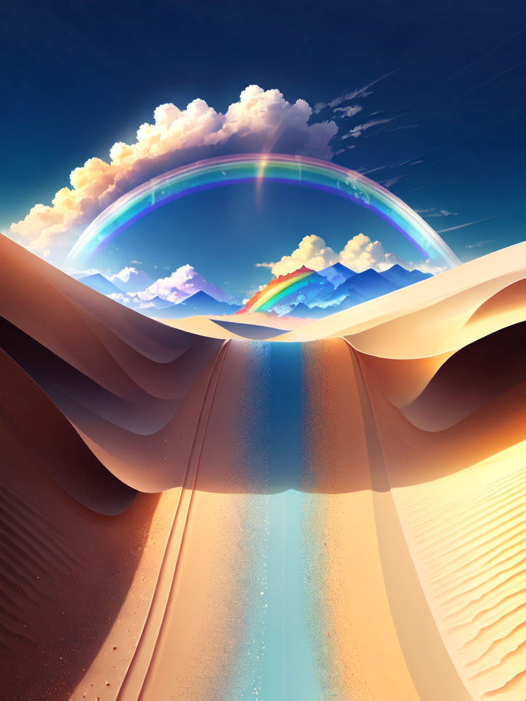 00190-2623342270-bizhibowen,Desert, blue sky, rainbow.png